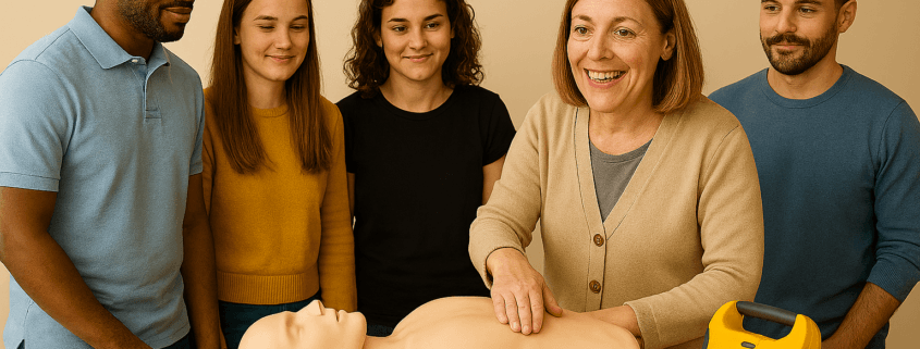 reanimatie cursus met pop en mensen